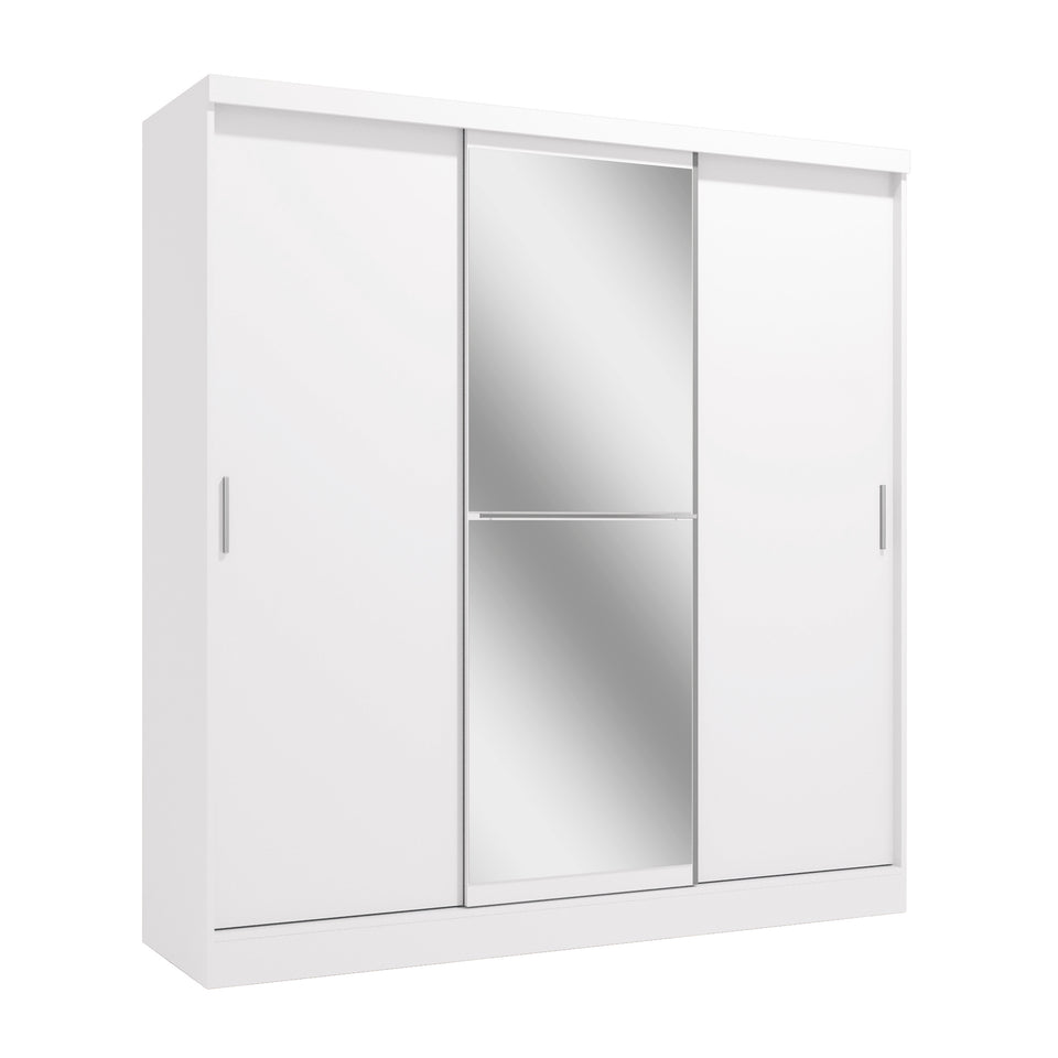 Ropero Closet Matrimonial Kappesberg 3 Puertas y 1 Espejo