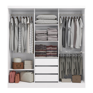 Closet Matrimonial Ropero Kappesberg 3 Puertas y 1 Espejo