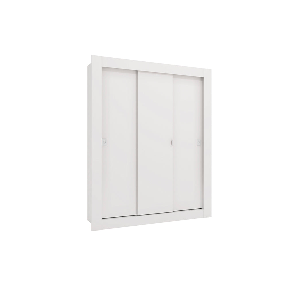 Ropero Closet Matrimonial Kappesberg 3 Puertas Blanco