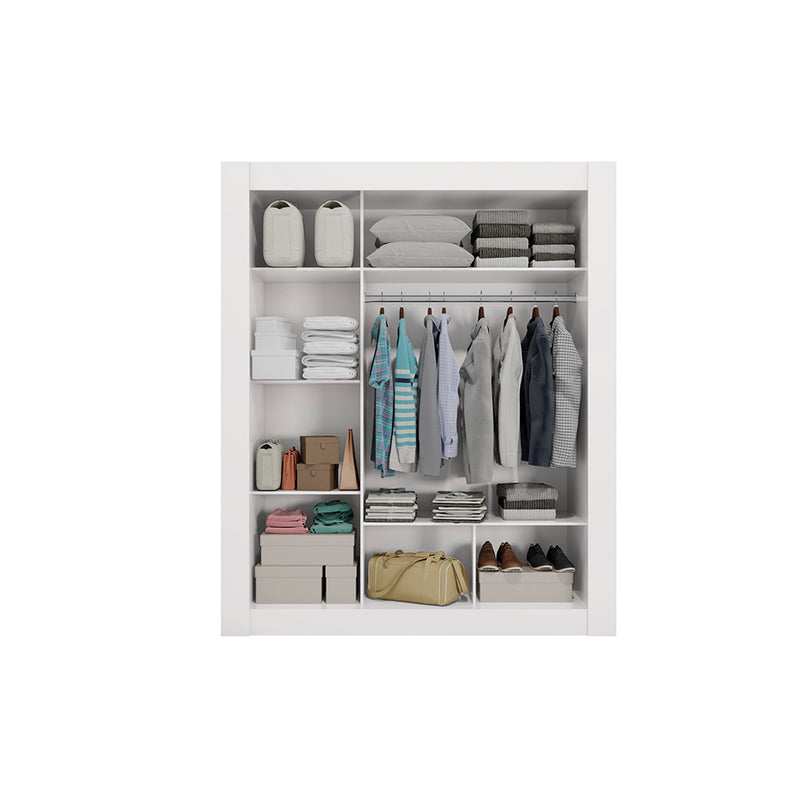 Ropero Closet Matrimonial Kappesberg 3 Puertas Blanco