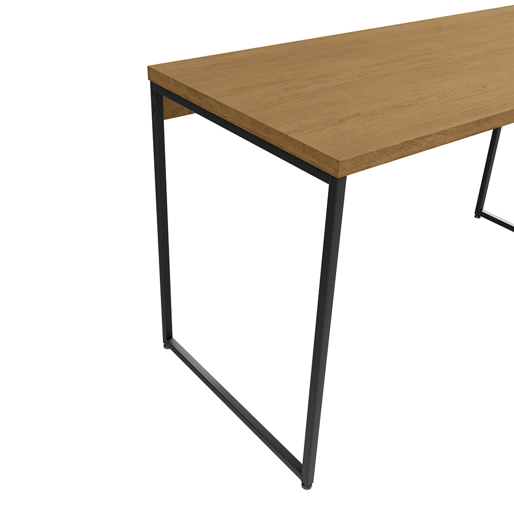 Escritorio Oficina PC Industrial Kappesberg 136cm Freijó