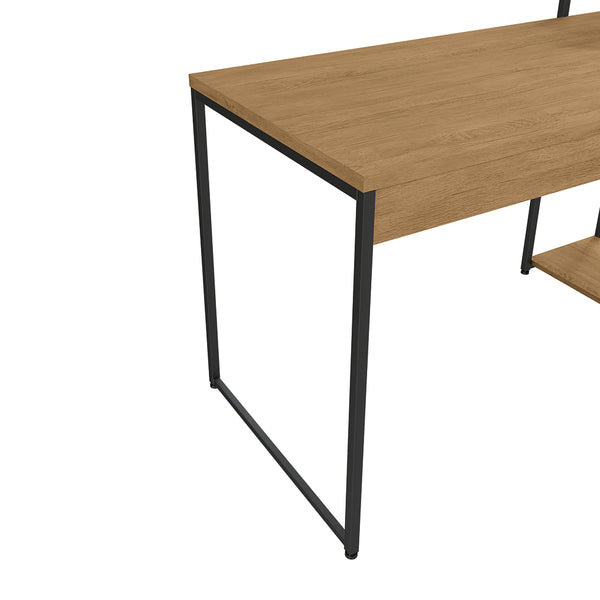 Escritorio PC Industrial Kappesberg 136cm 4 Repisas Freijó