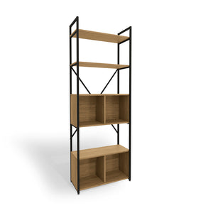 Estantería Librero Industrial Kappesberg 4 Repisas Freijó