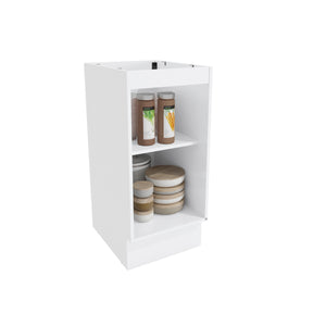 Gabinete Inferior 40cm 1 Puerta Kappesberg Blanco/Verde