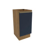Gabinete Inferior 40cm 1 Puerta Kappesberg Marrón/Azul