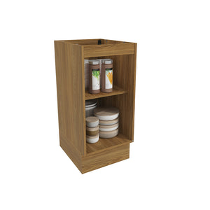 Gabinete Inferior 40cm 1 Puerta Kappesberg Marrón/Azul
