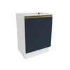 Gabinete Inferior 60cm 1 Puerta Kappesberg Blanco/Azul