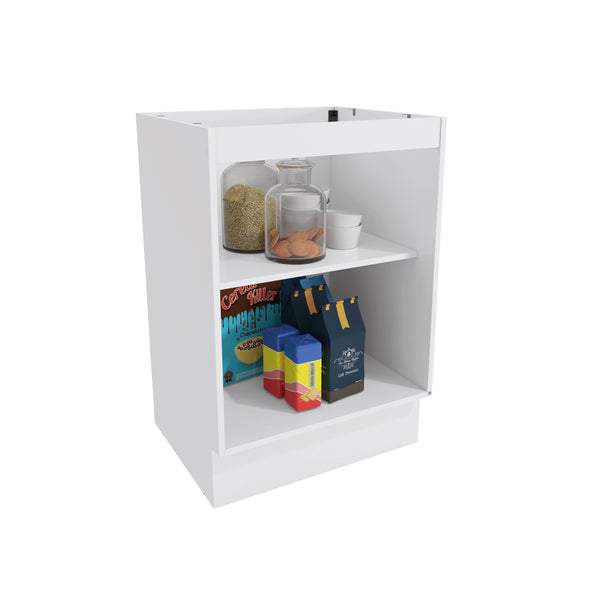 Gabinete Inferior 60cm 1 Puerta Kappesberg Blanco/Azul