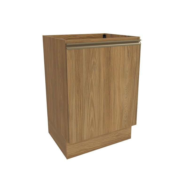 Gabinete Inferior 60cm 1 Puerta Kappesberg Marrón