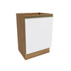 Gabinete Inferior 60cm 1 Puerta Kappesberg Marrón/Blanco