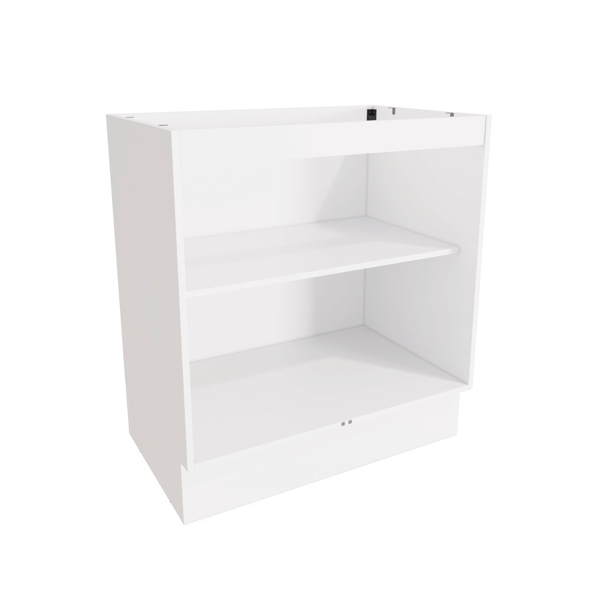 Gabinete Inferior 80cm 2 Puertas Kappesberg Blanco/Marrón