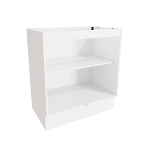 Gabinete Inferior 80cm 2 Puertas Kappesberg Blanco/Marrón