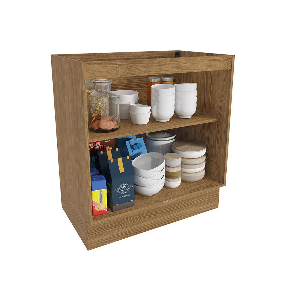 Gabinete Inferior 80cm 2 Puertas Kappesberg Marrón