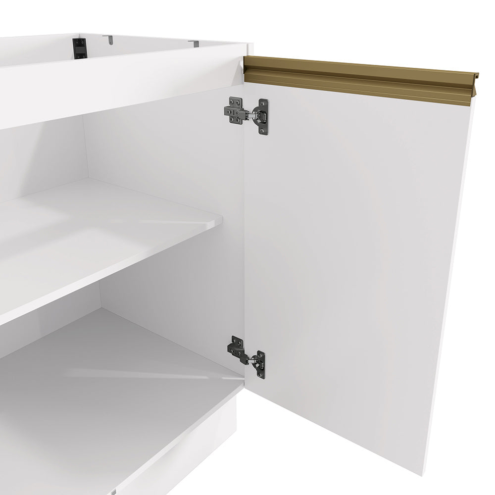 Gabinete Inferior 80cm 2 Puertas Kappesberg Blanco