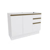 Gabinete Inferior 120cm 3 Cajones Kappesberg Blanco