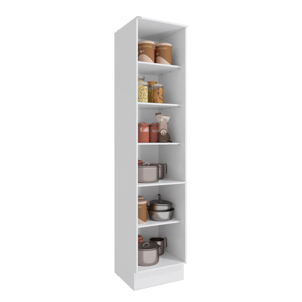 Alacena Despensa 50cm 1 Puerta MDF Kappesberg Blanco