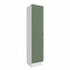 Alacena Despensa 50cm 1 Puerta MDF Kappesberg Blanco/Verde