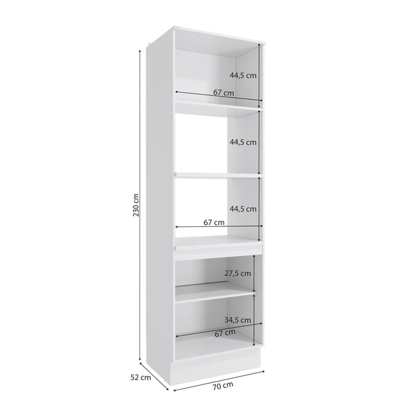 Torre para Horno y Microondas 70cm Kappesberg Blanco/Azul