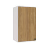 Alacena Aérea 40cm MDF 1 Puerta Kappesberg Blanco/Marrón