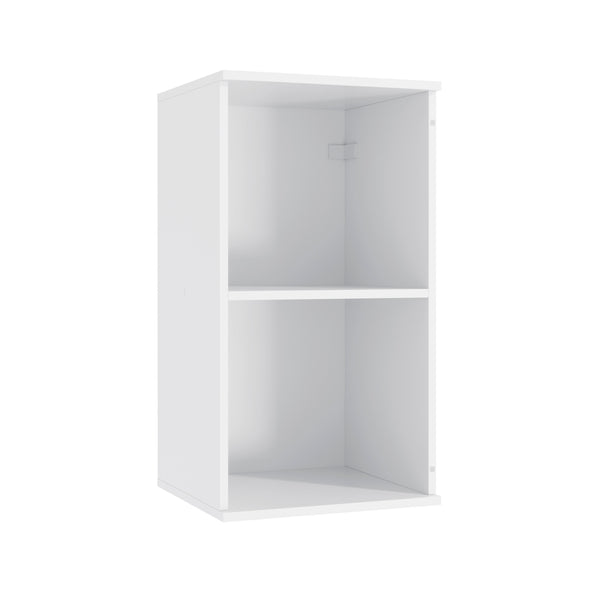Alacena Aérea 40cm MDF 1 Puerta Kappesberg Blanco/Marrón