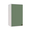 Alacena Aérea 40cm MDF 1 Puerta Kappesberg Blanco/Verde