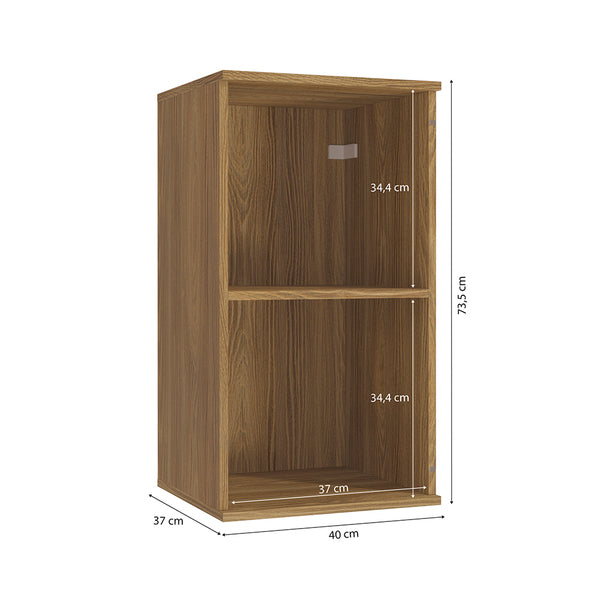 Alacena Aérea 40cm MDF 1 Puerta Kappesberg Marrón/Azul