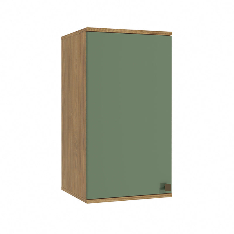 Alacena Aérea 40cm MDF 1 Puerta Kappesberg Marrón/Verde