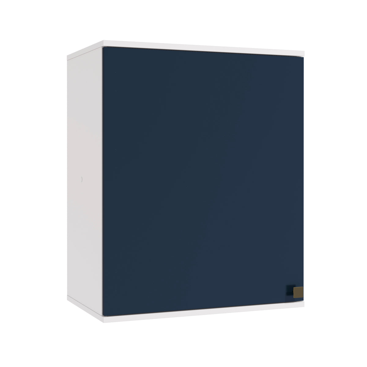 Alacena Aérea 60cm MDF 1 Puerta Kappesberg Blanco/Azul