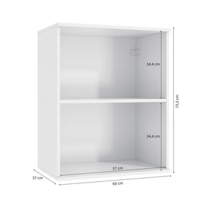 Alacena Aérea 60cm MDF 1 Puerta Kappesberg Blanco/Azul