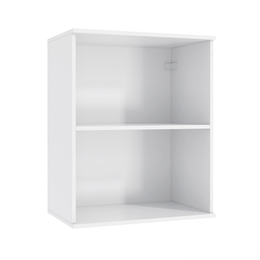 Alacena Aérea 60cm MDF 1 Puerta Kappesberg Blanco/Marrón