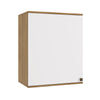 Alacena Aérea 60cm MDF 1 Puerta Kappesberg Marrón/Blanco