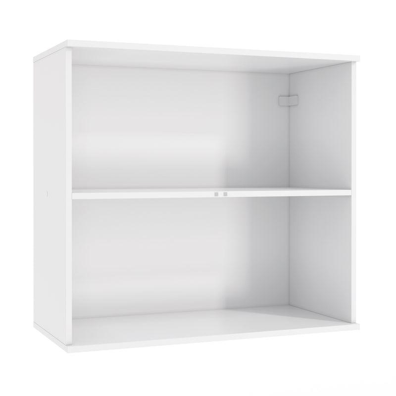 Alacena Aérea 80cm MDF 2 Puertas Kappesberg Blanco/Marrón