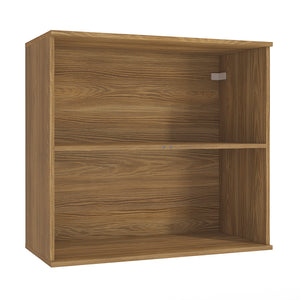 Alacena Aérea 80cm MDF 2 Puertas Kappesberg Marrón/Blanco