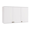 Alacena Aérea 120cm MDF 3 Puertas Kappesberg Blanco