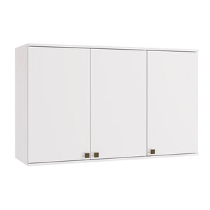 Alacena Aérea 120cm MDF 3 Puertas Kappesberg Blanco