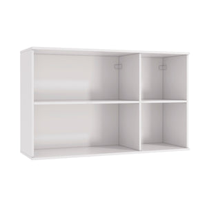 Alacena Aérea 120cm MDF 3 Puertas Kappesberg Blanco/Marrón