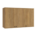 Alacena Aérea 120cm MDF 3 Puertas Kappesberg Marrón