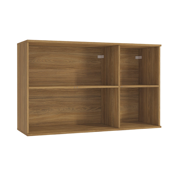 Alacena Aérea 120cm MDF 3 Puertas Kappesberg Marrón/Azul
