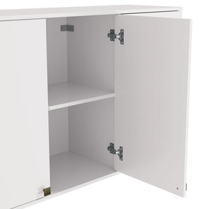 Alacena Aérea 120cm MDF 3 Puertas Kappesberg Blanco