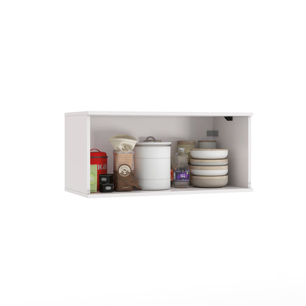 Alacena Aérea 80cm MDF Basculante Kappesberg Blanco/Verde