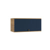 Alacena Aérea 80cm MDF Basculante Kappesberg Marrón/Azul