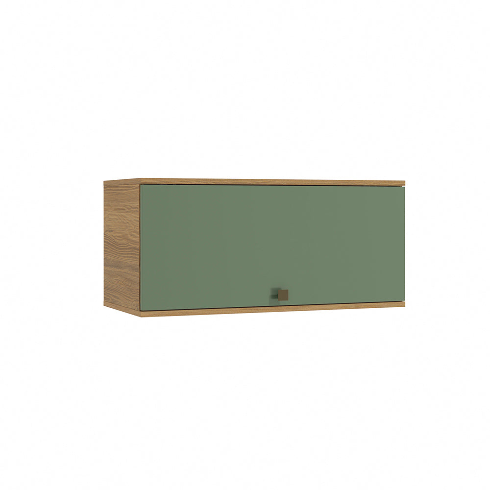 Alacena Aérea 80cm MDF Basculante Kappesberg Marrón/Verde