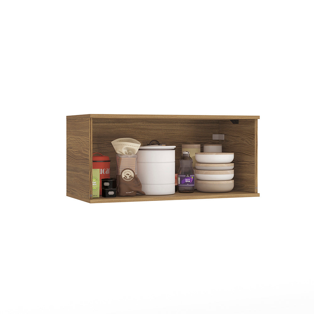 Alacena Aérea 80cm MDF Basculante Kappesberg Marrón/Verde