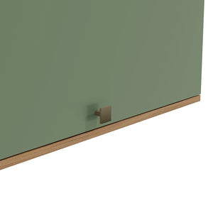 Alacena Aérea 80cm MDF Basculante Kappesberg Marrón/Verde