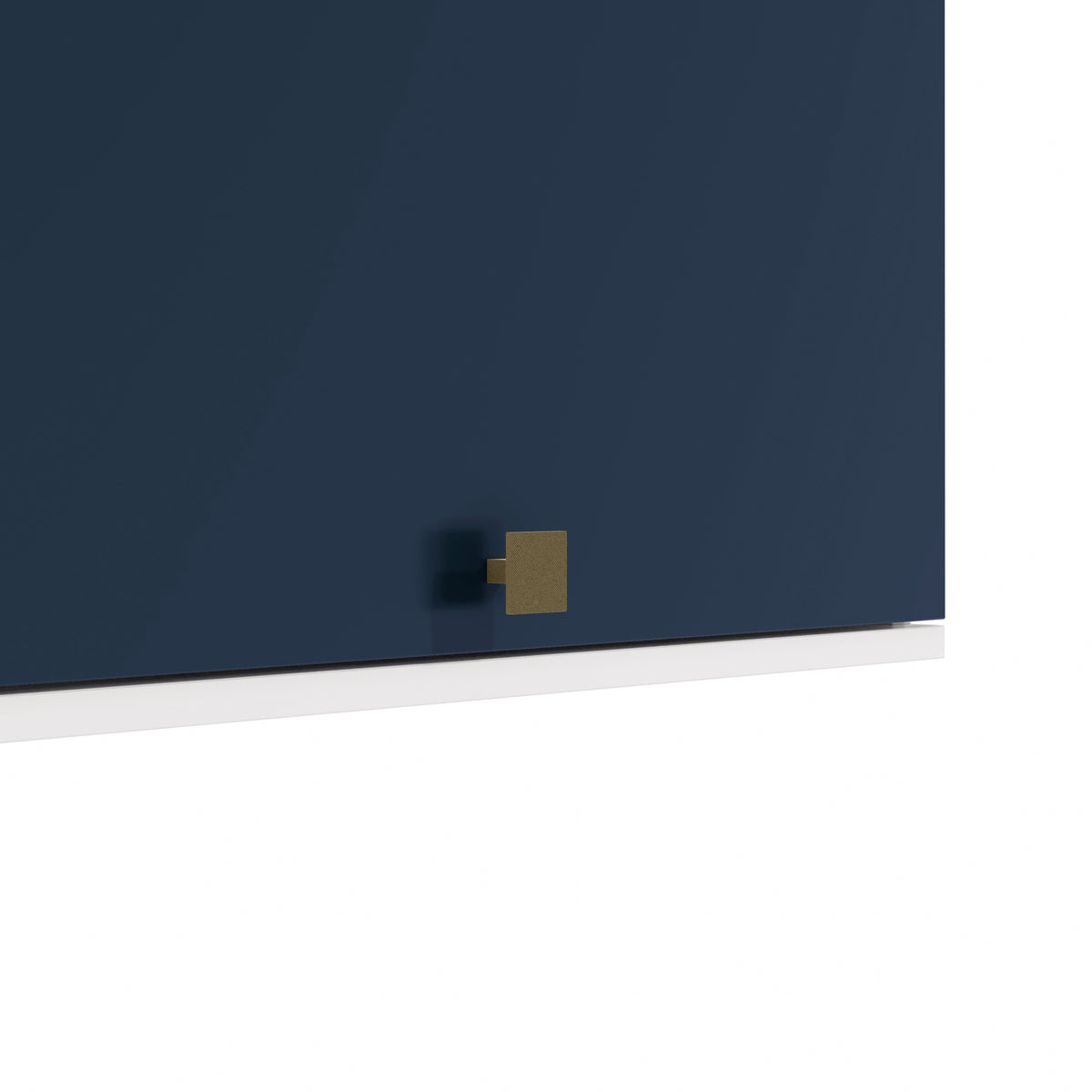 Alacena Aérea 60cm MDF Basculante Kappesberg Blanco/Azul