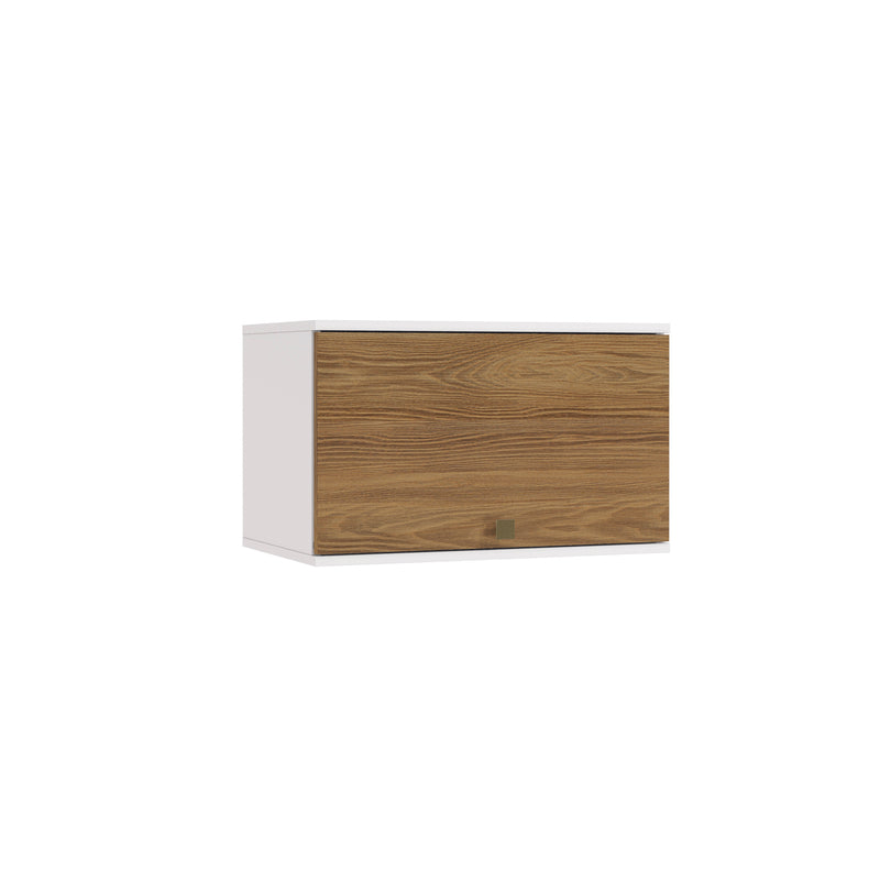 Alacena Aérea 60cm MDF Basculante Kappesberg Blanco/Marrón