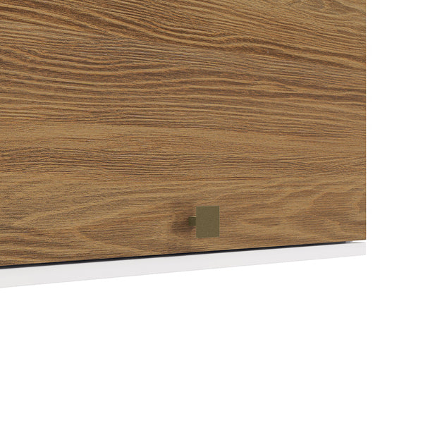 Alacena Aérea 60cm MDF Basculante Kappesberg Blanco/Marrón