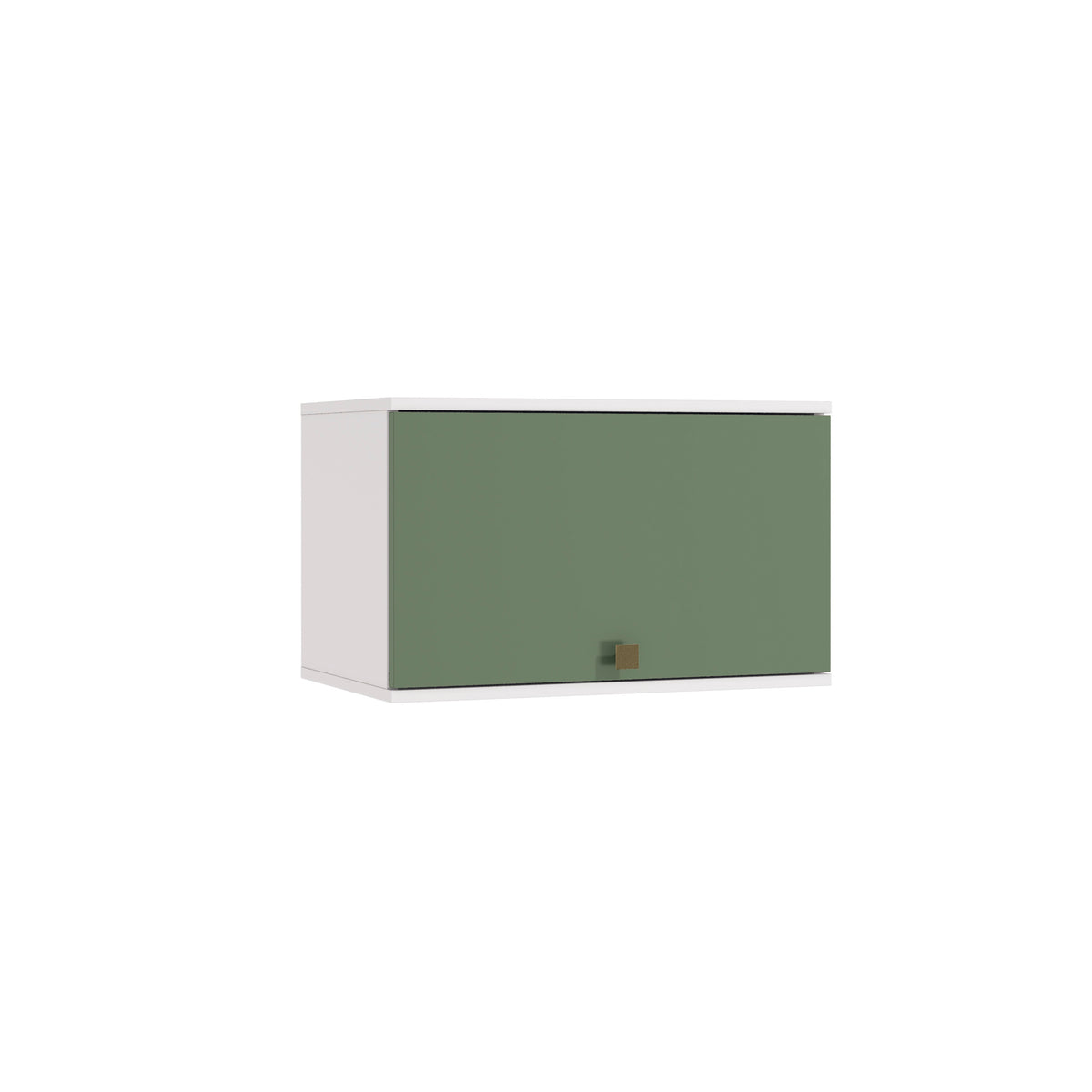 Alacena Aérea 60cm MDF Basculante Kappesberg Blanco/Verde