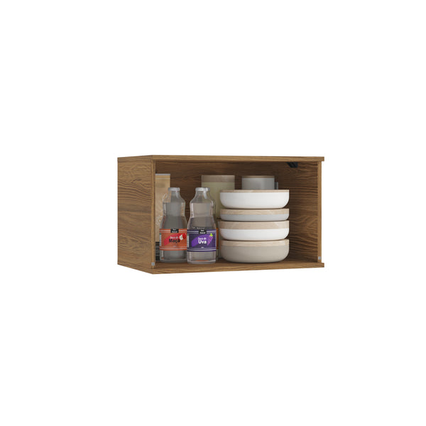 Alacena Aérea 60cm MDF Basculante Kappesberg Marrón/Azul