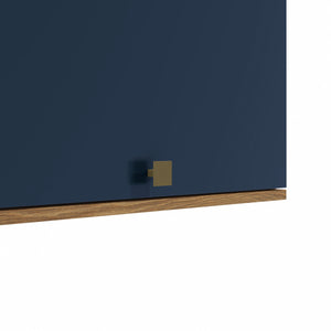 Alacena Aérea 60cm MDF Basculante Kappesberg Marrón/Azul